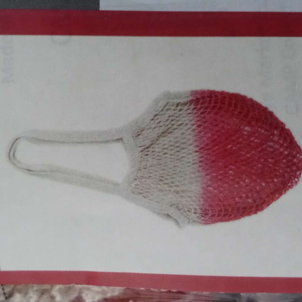 Camp collection. Ombre TOTE Bag Crochet/ stretchy